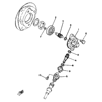 SPEEDOMETER GEAR UNIT