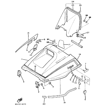 SHROUD - WINDSHIELD BR250K