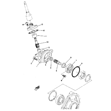 SPEEDOMETER GEAR UNIT