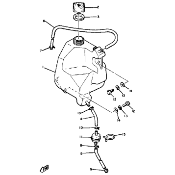OIL TANK ET340TF - TG