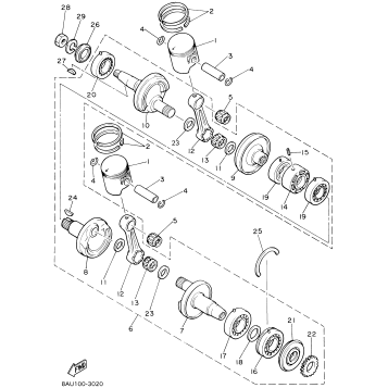 CRANKSHAFT PISTON