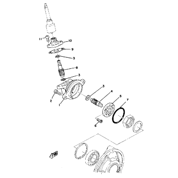 SPEEDOMETER GEAR UNIT