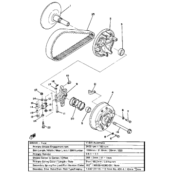PRIMARY SHEAVE ET250D