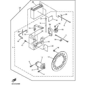ALTERNATE STARTING MOTOR KIT