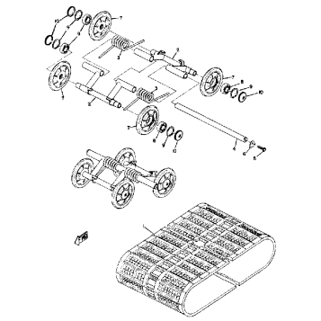 TRACK-SUSPENSION WHEEL