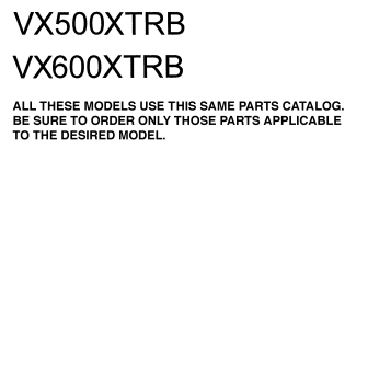 ~MODELS IN THIS CATALOG