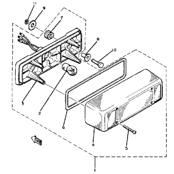 TAILLIGHT BR250F - G
