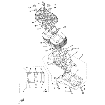 CRANKCASE - CYLINDER