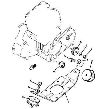EMGINE BRACKET BR250F - G