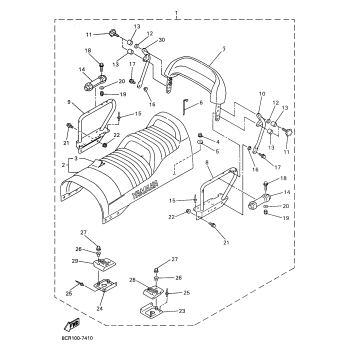 ALTERNATE SEMI DOUBLE SEAT
