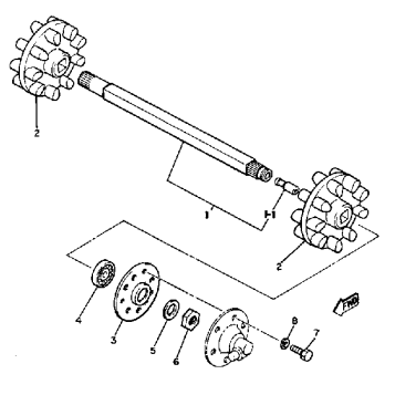 TRACK DRIVE 1 BR250F - G
