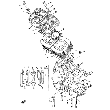 CRANKCASE - CYLINDER