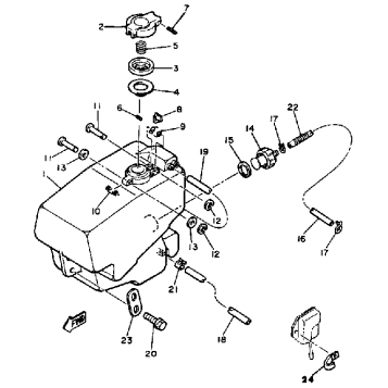 FUEL TANK BR250F - G