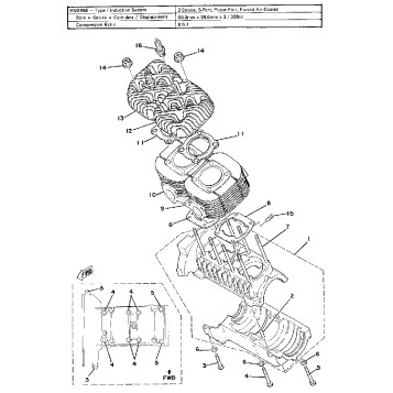 CRANKCASE - CYLINDER