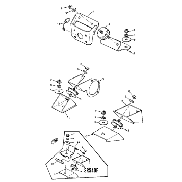 ENGINE BRACKET SR540D-E-F
