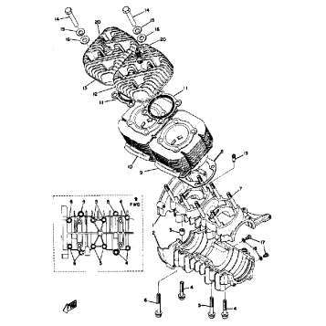CRANKCASE - CYLINDER