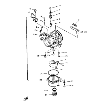 CARBURETOR SR540D-E-F