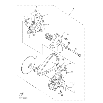 ALTERNATE CLUTCH REPAIR KIT