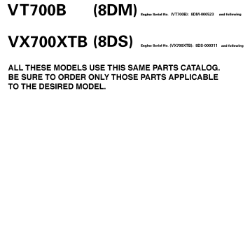 ~MODELS IN THIS CATALOG