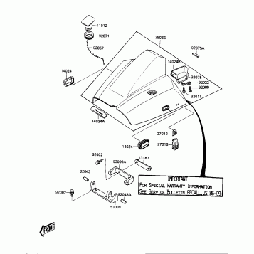 ENGINE HOOD (JF650-A2)