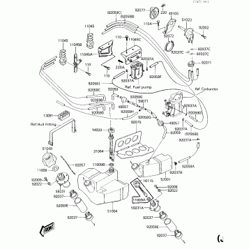 FUEL TANK/OIL TANK (JF650-A1)