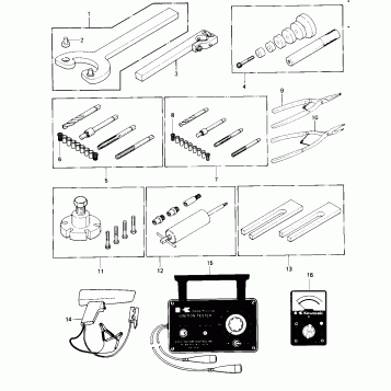 SPECIAL SERVICE TOOLS ('82-'83 JS440-A6/