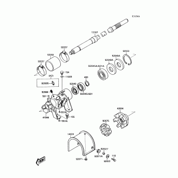 Drive Shaft(JS300-A2/A3/A4/A5)