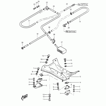 ENGINE MOUNT/COOLING & BILGE ('84-'86 JS