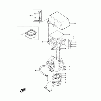 Carburetor Brackets/Flame Arrester