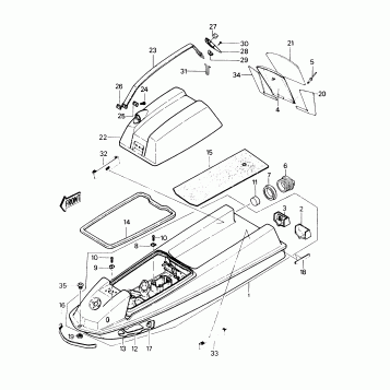Hull/Engine Hood(JS440-A14)