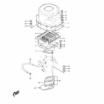 CARBURETOR BRACKETS/FLAME ARRESTER