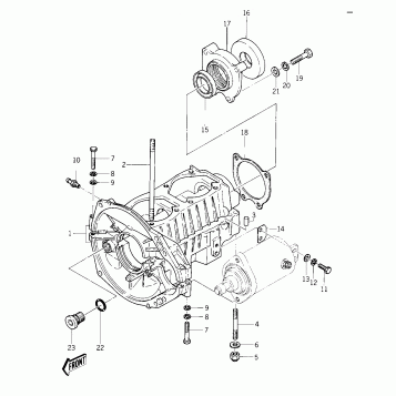CRANKCASE ('77-'78 A1/A1A/A2)