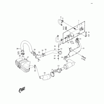 MUFFLER ('77-'78 A1/A1A/A2)