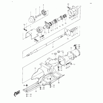 DRIVE SHAFT/JET PUMP ('77-'78 A1/A1A/A2)