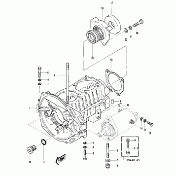 CRANKCASE ('79-'81 A3/A4/A4A/A5)