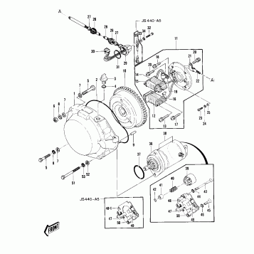GENERATOR/STARTER MOTOR ('79-'81 A3/A4/A