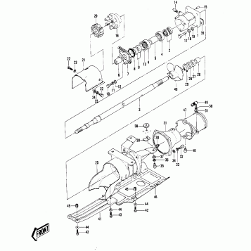 DRIVE SHAFT/JET PUMP ('79-'81 A3/A4/A4A/