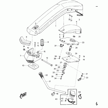 HANDLE POLE/SWITCHES (JS550-A1/A2)