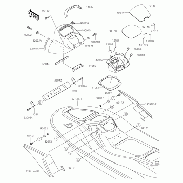 Hull Middle Fittings
