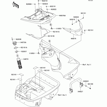 Hull Rear Fittings
