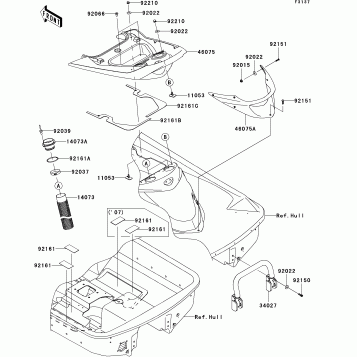 Hull Rear Fittings