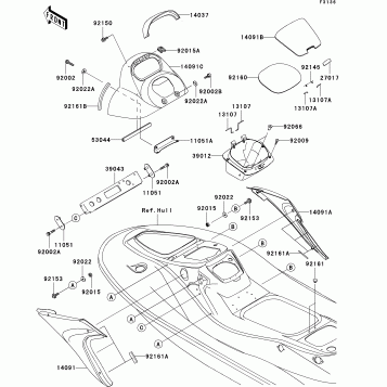 Hull Middle Fittings