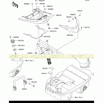 Hull Rear Fittings