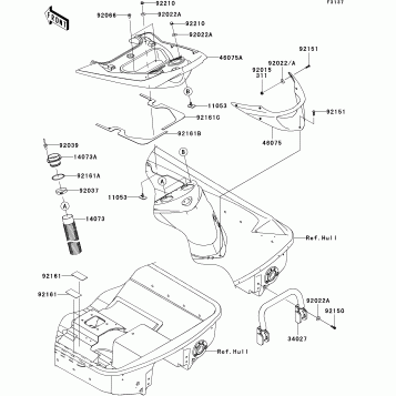 Hull Rear Fittings