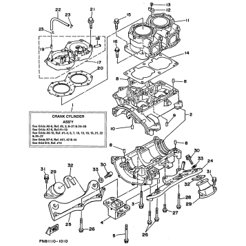 CYLINDER - CRANKCASE