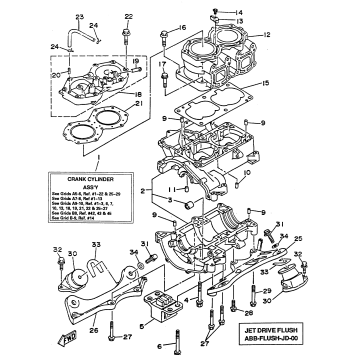 CYLINDER - CRANKCASE
