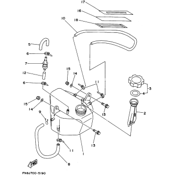 OIL TANK (FOR OIL INJECTION)