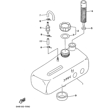 OIL TANK FOR OIL INJECTION