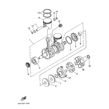 CRANKSHAFT PISTON
