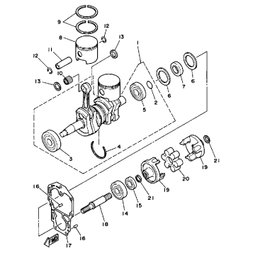 CRANKSHAFT - PISTON